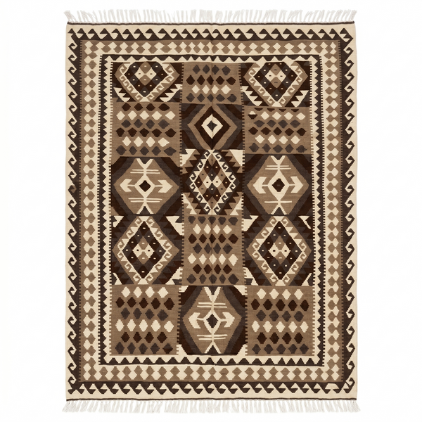 Handmade Afghan Chobi Kilim Rug 294x198 cm KAS#765