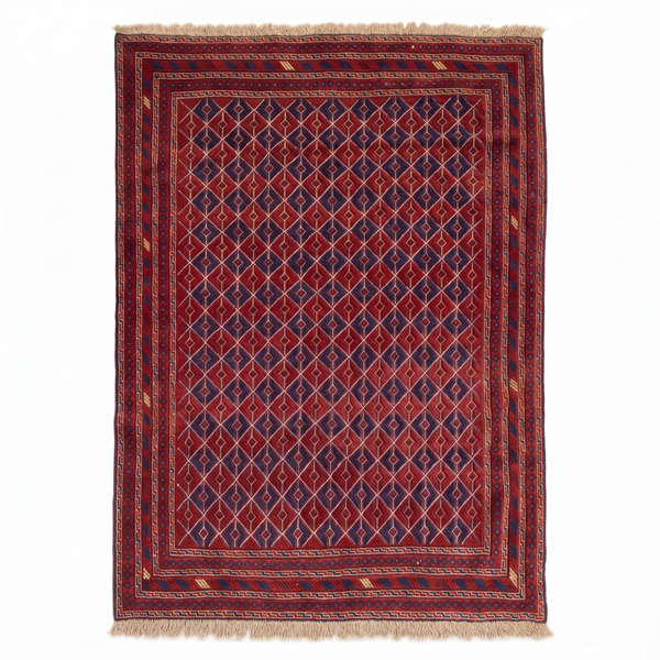 Handmade Afghan Tribal Meshwani Rug 185x160 cm KAS#772