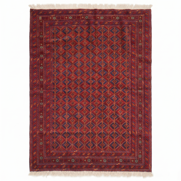 Handmade Afghan Tribal Meshwani Rug 204x152 cm KAS#775