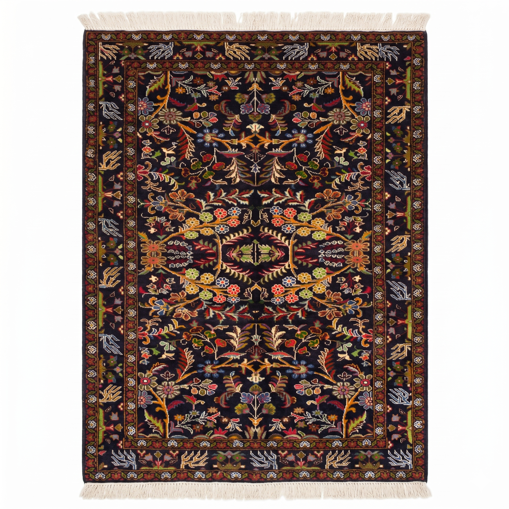 Handmade Afghan Balochi Rug 200x126 cm KAS#792