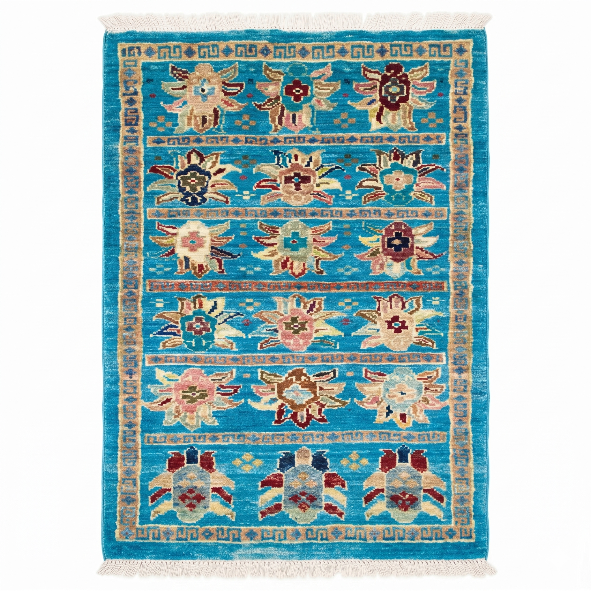 Handmade Afghan Chobi Rug 100x53 cm KAS#795