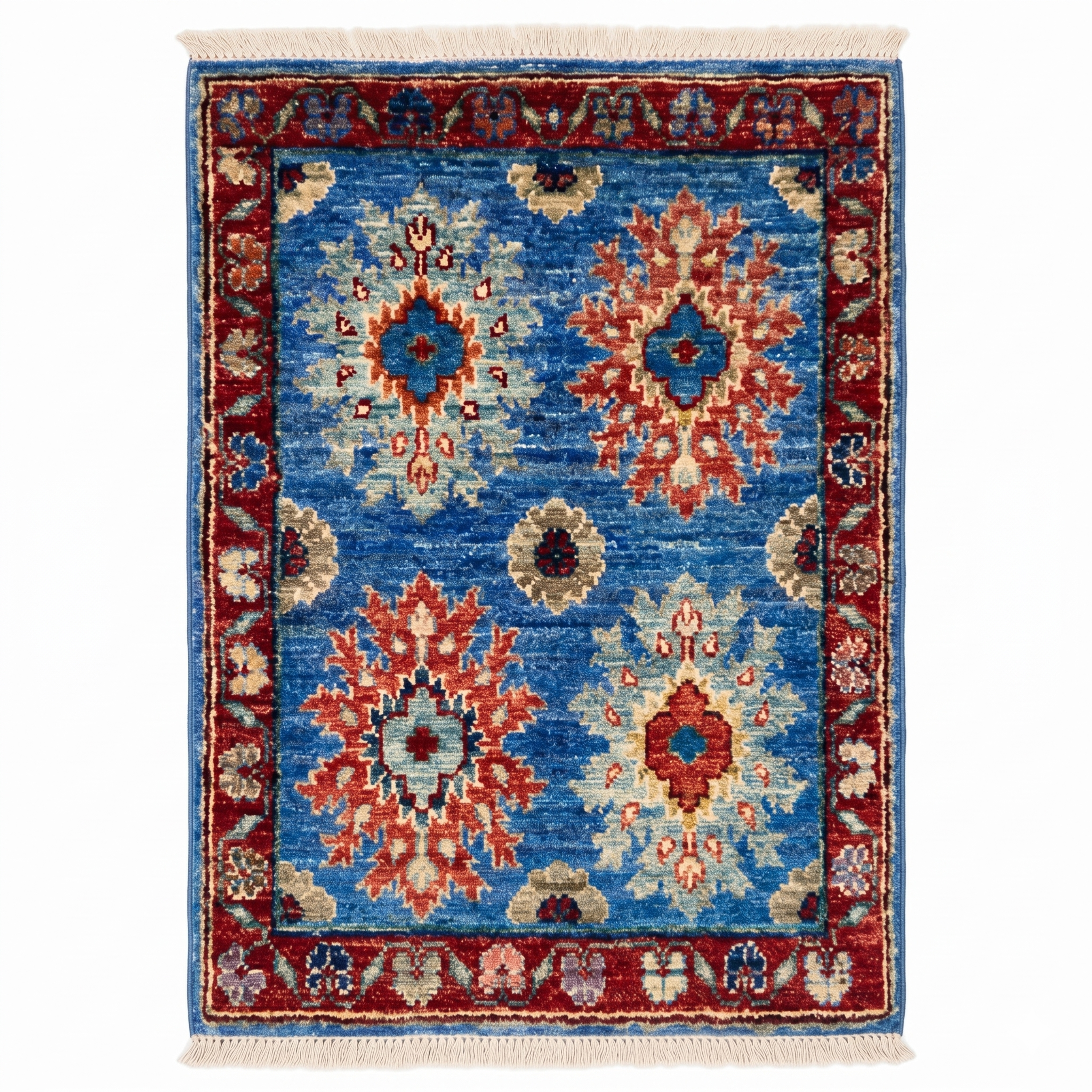 Handmade Afghan Chobi Rug 86x56 cm KAS#796