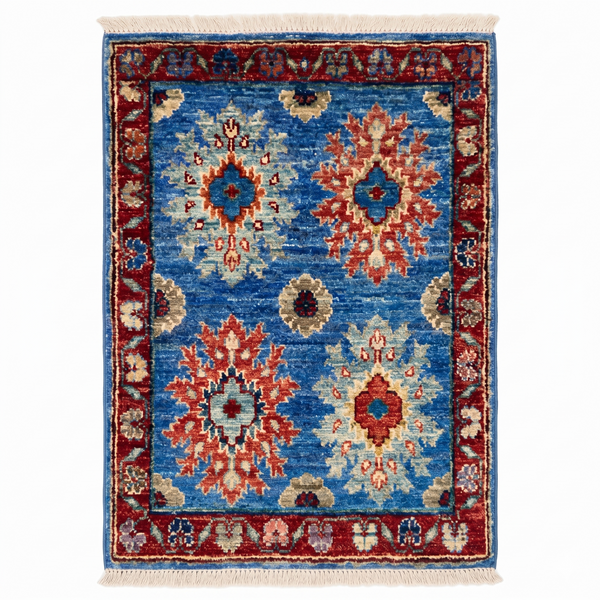 Handmade Afghan Chobi Rug 86x56 cm KAS#796