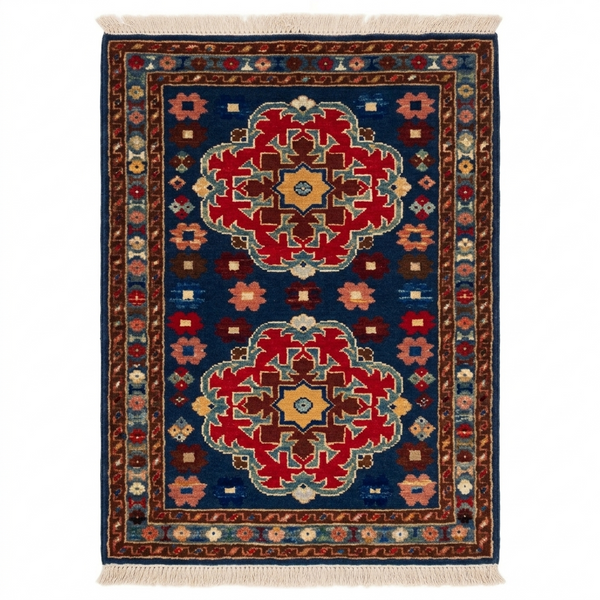 Handmade Afghan Chobi Rug 89x61 cm KAS#803