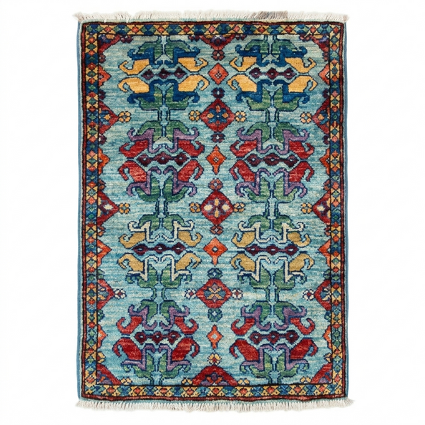 Handmade Afghan Chobi Rug 92x57 cm KAS#806
