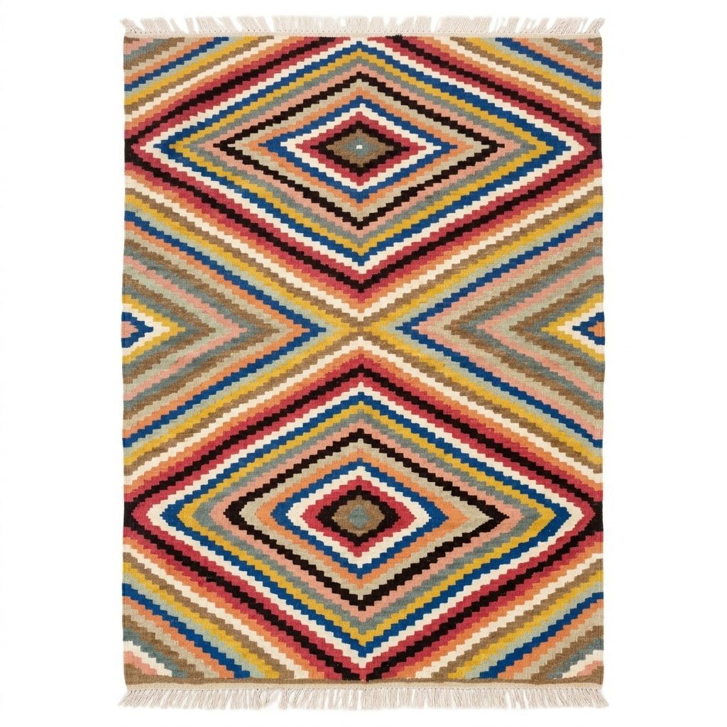 Handmade Afghan Chobi Kilim Rug 169x119 cm KAS#807