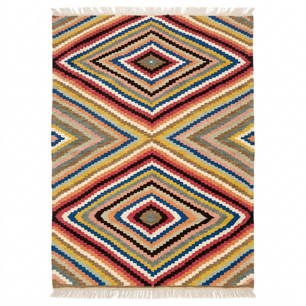 Handmade Afghan Chobi Kilim Rug 169x119 cm KAS#807