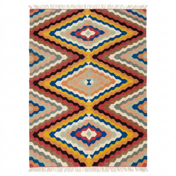 Handmade Afghan Chobi Kilim Rug 170x126 cm KAS#808