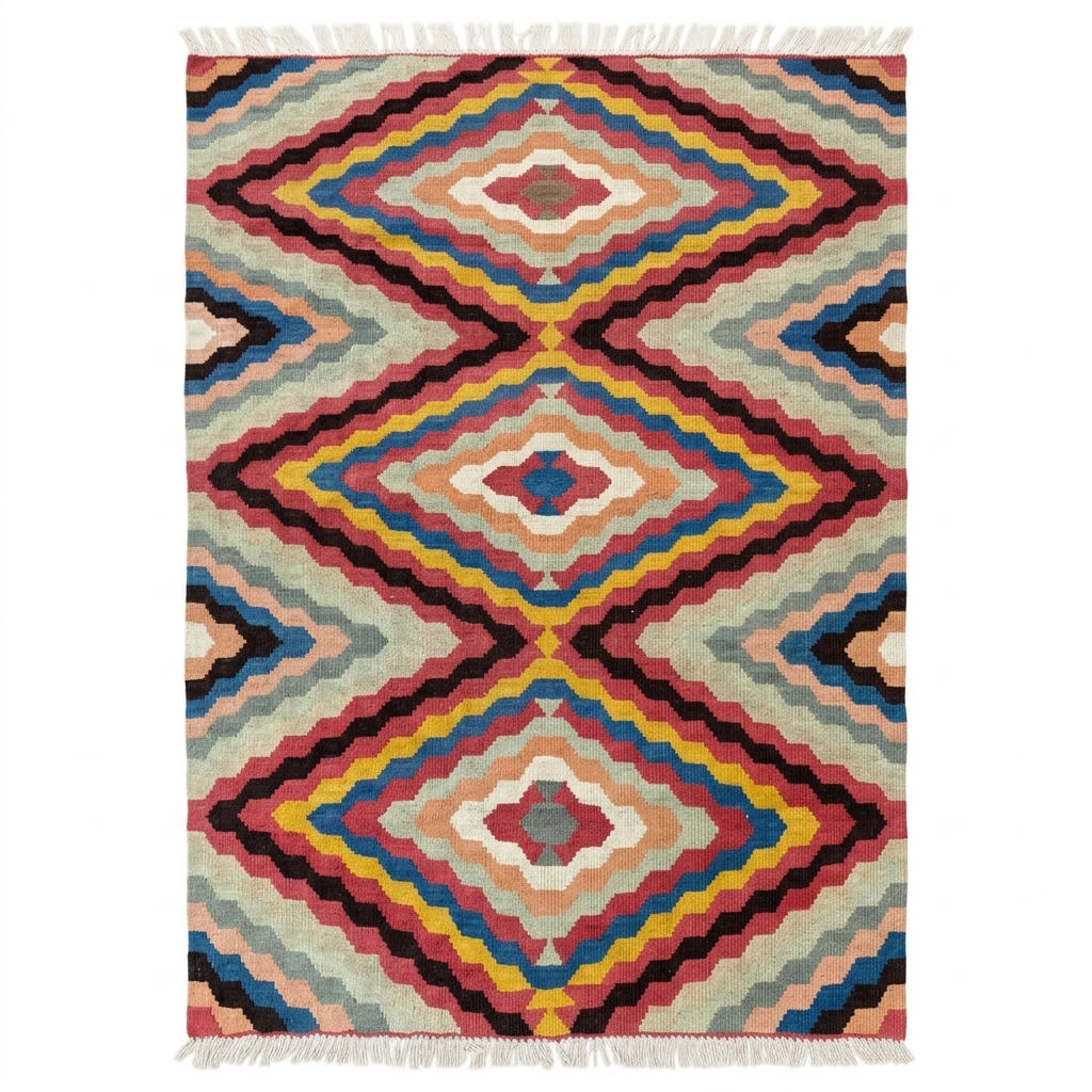 Handmade Afghan Chobi Kilim Rug 179x120 cm KAS#810