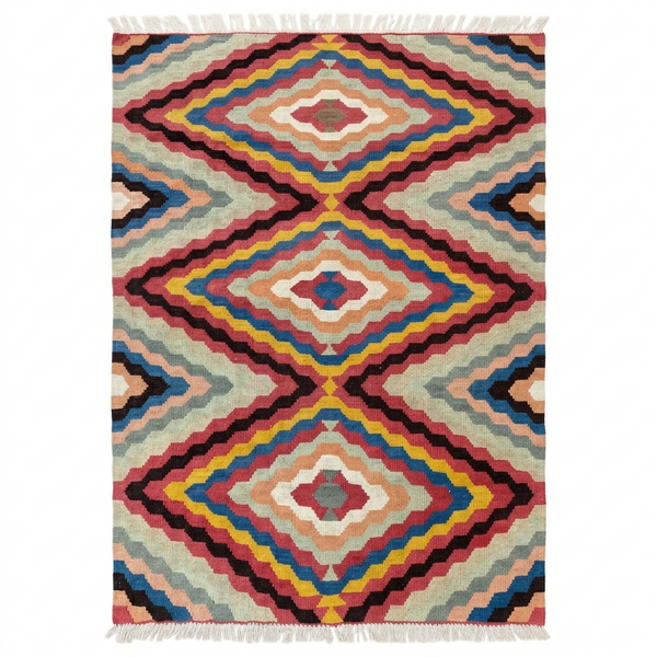 Handmade Afghan Chobi Kilim Rug 179x120 cm KAS#810