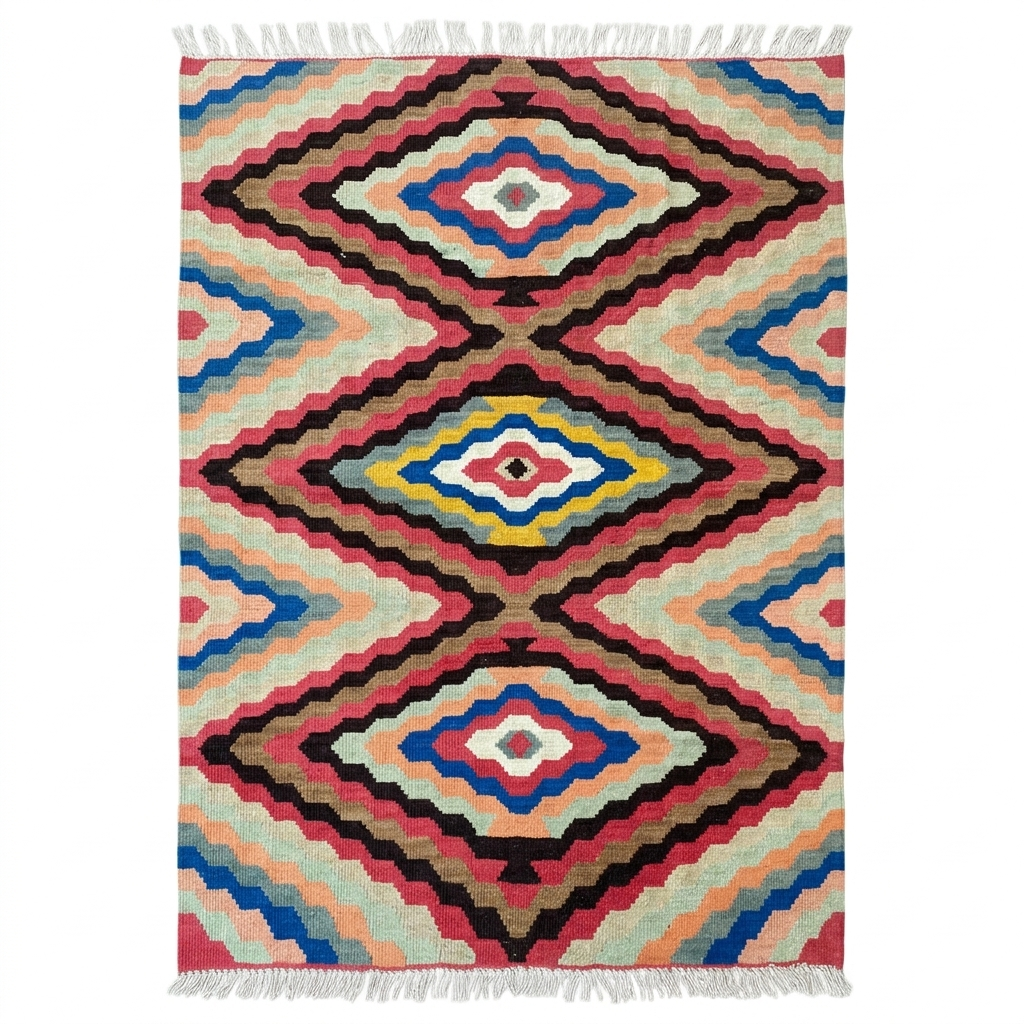 Handmade Afghan Chobi Kilim Rug 173x120 cm KAS#811