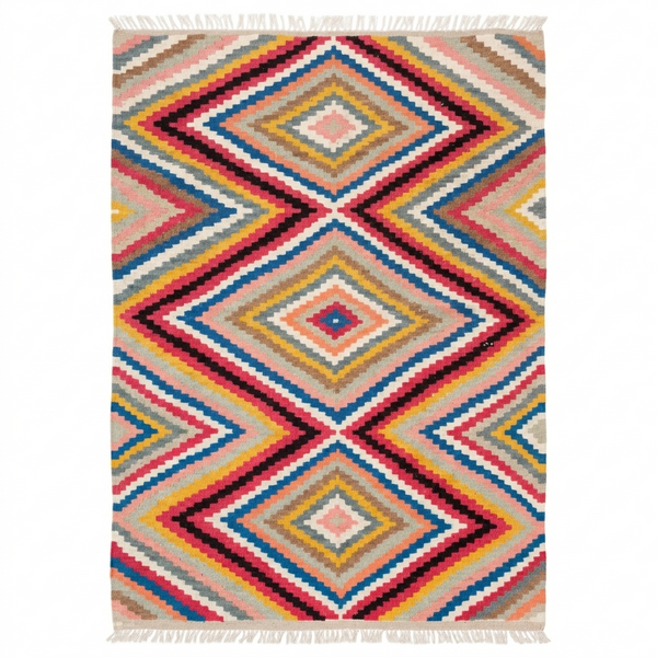 Handmade Afghan Chobi Kilim Rug 168x116 cm KAS#812