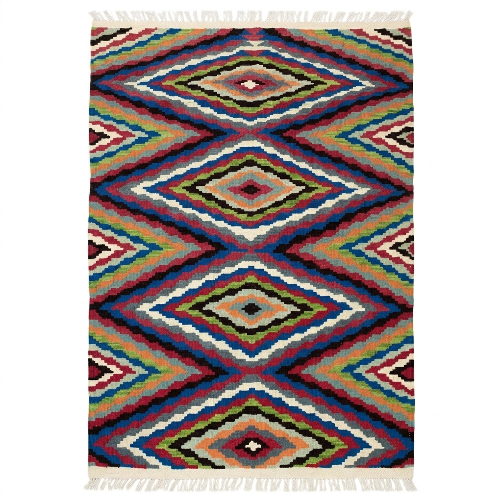 Handmade Afghan Chobi Kilim Rug 159x120 cm KAS#813