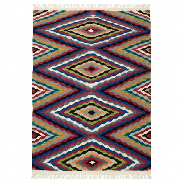Handmade Afghan Chobi Kilim Rug 159x120 cm KAS#813