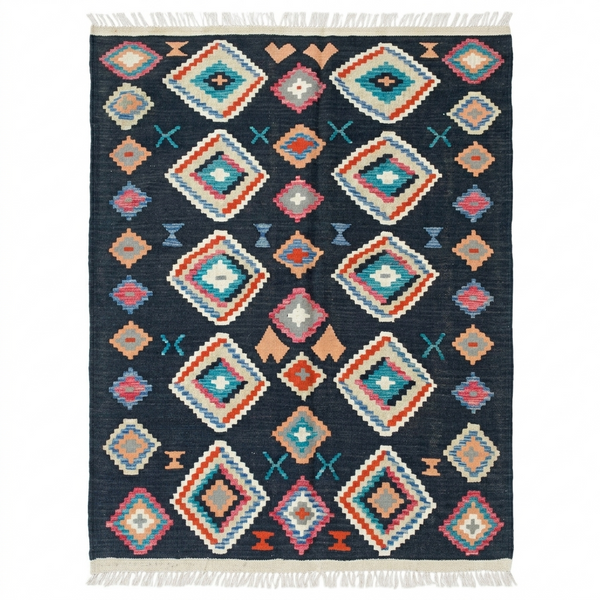 Handmade Afghan Chobi Kilim Rug 166x127 cm KAS#816
