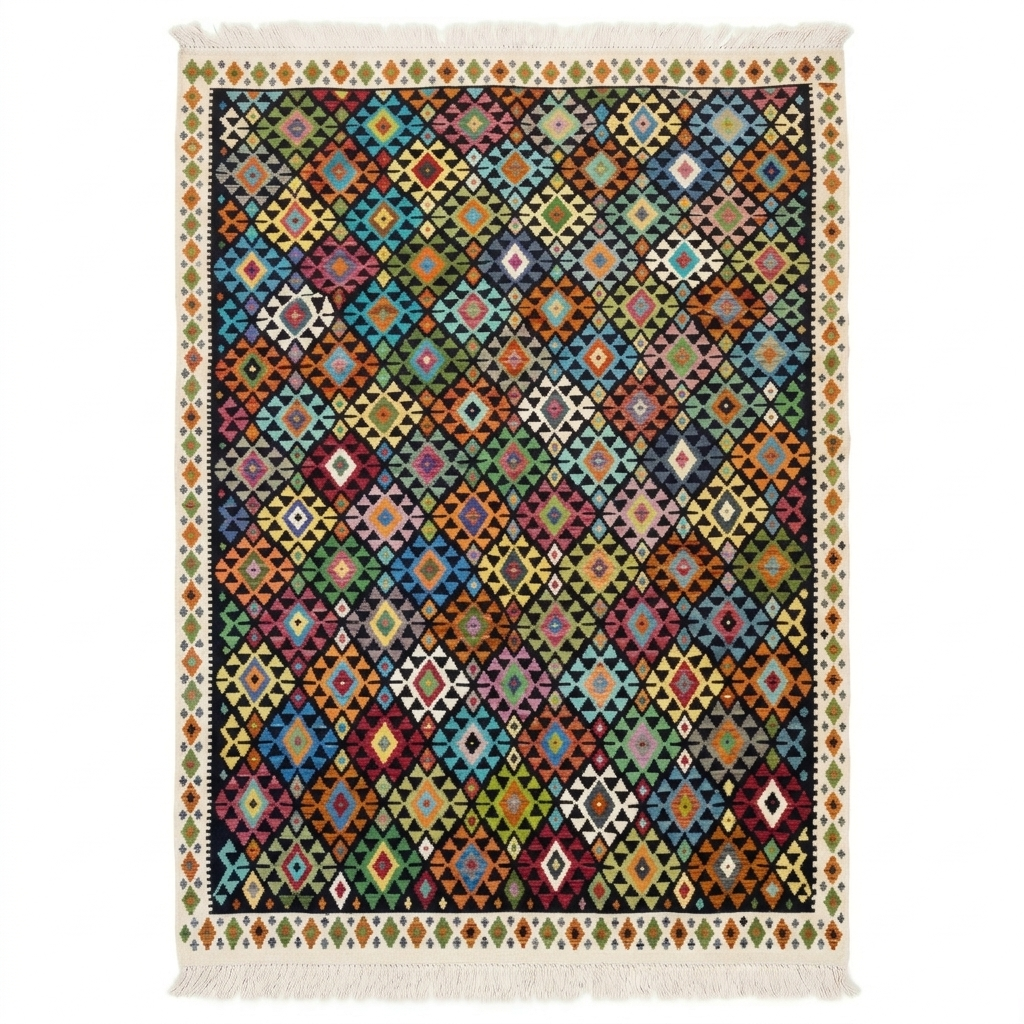 Handmade Afghan Chobi Kilim Rug 348x258 cm KAS#823
