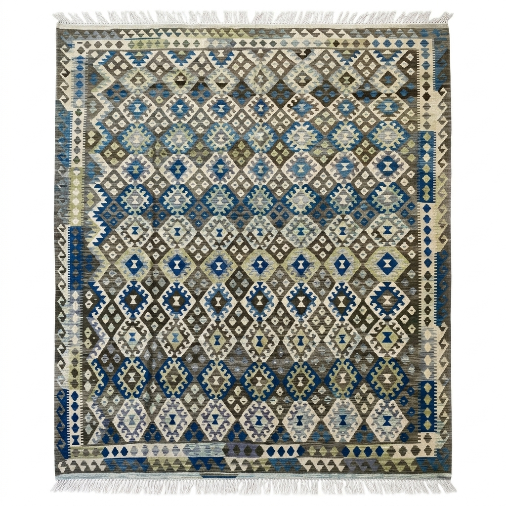 Handmade Afghan Chobi Kilim Rug 398x298 cm KAS#824