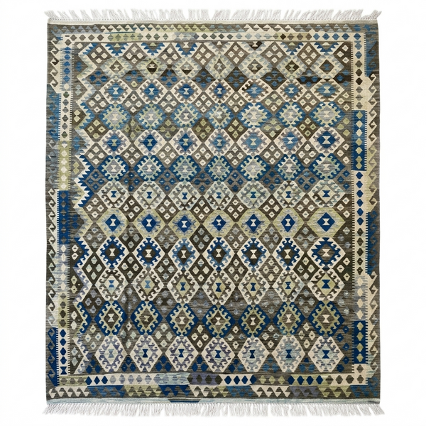 Handmade Afghan Chobi Kilim Rug 398x298 cm KAS#824