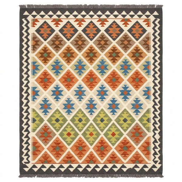 Afghan Handmade Wool Kilim Rug 197 CM x 124 CM KAS#86