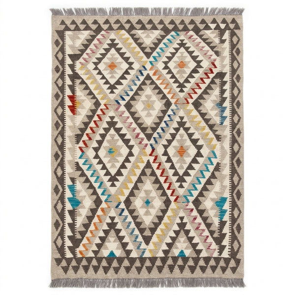 Afghan Handmade Chobi Kilim Rug 200 CM x 151 CM KAS#89