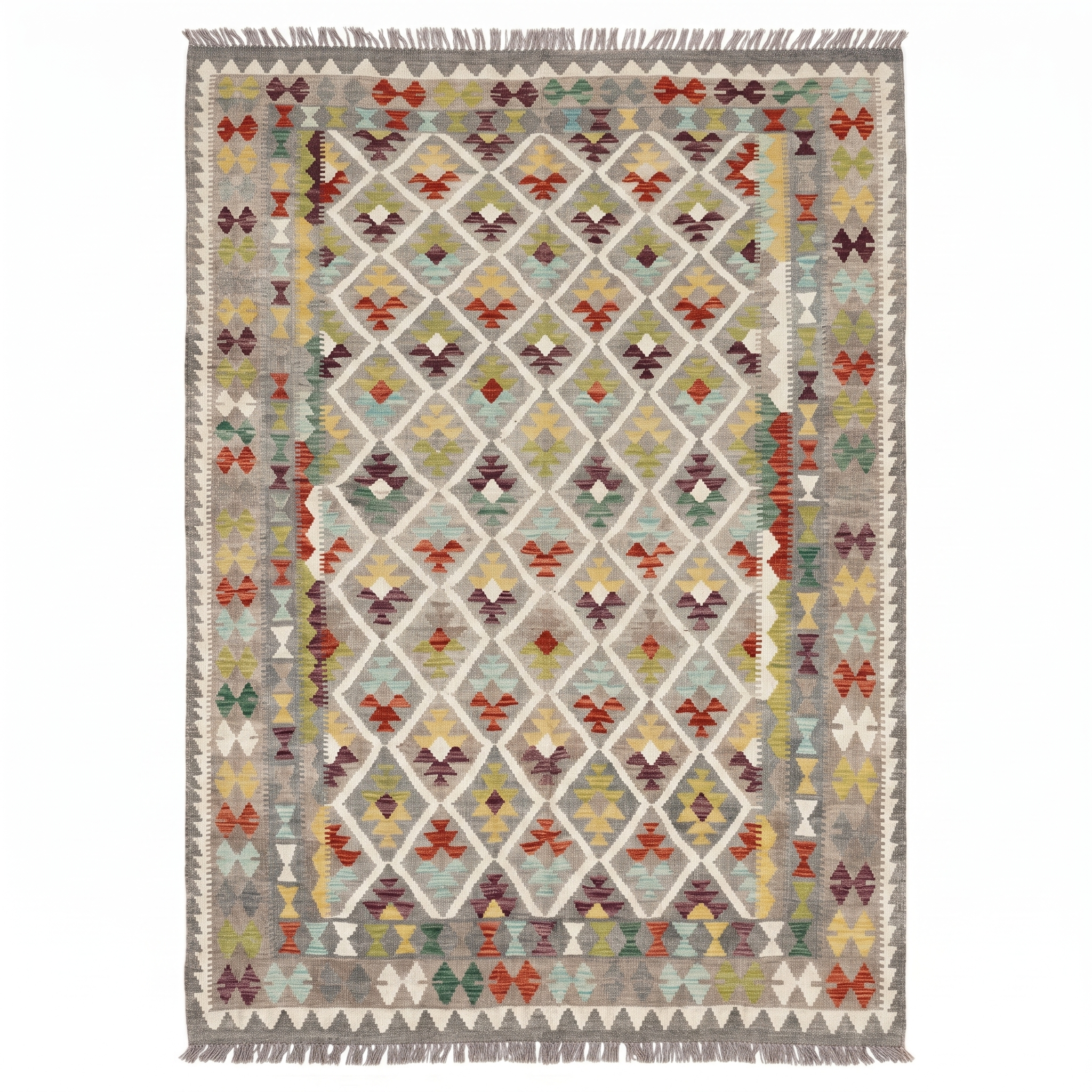 Handmade Flat Weave  Kilim Rug 306 CM x 205 CM KAS#98