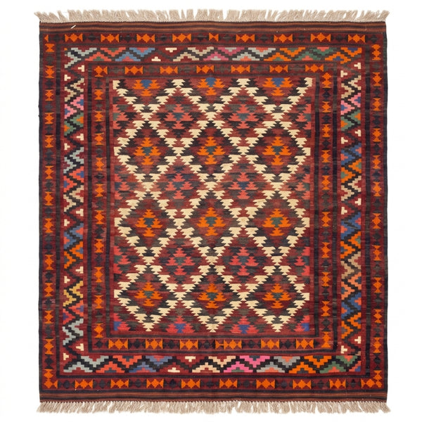 Handmade Afghan Traditional Old Kilim Rug 290 CM x  205 CM KSD#995