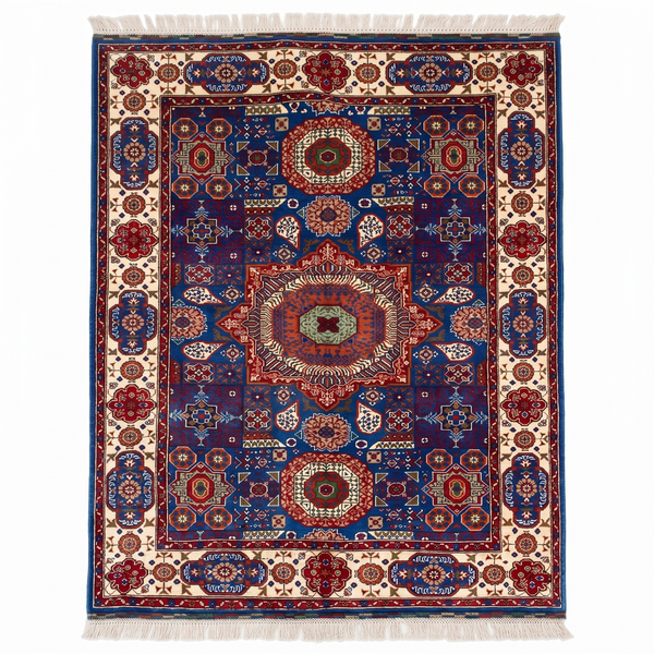 Hand Woven Afghan Traditional Wool Rug 210 CM x 144 CM KSD#996