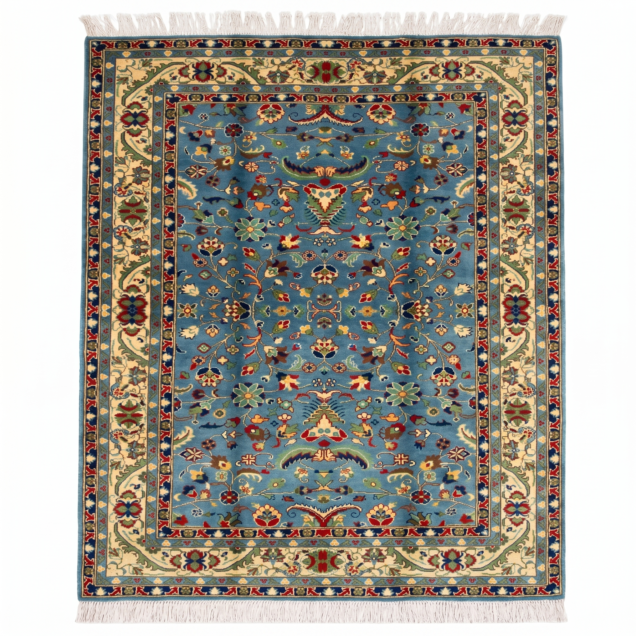 Hand Woven Traditional Rug | 191 CM x 152 CM KSM # 1272