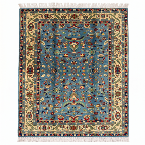 Hand Woven Traditional Rug | 191 CM x 152 CM KSM # 1272