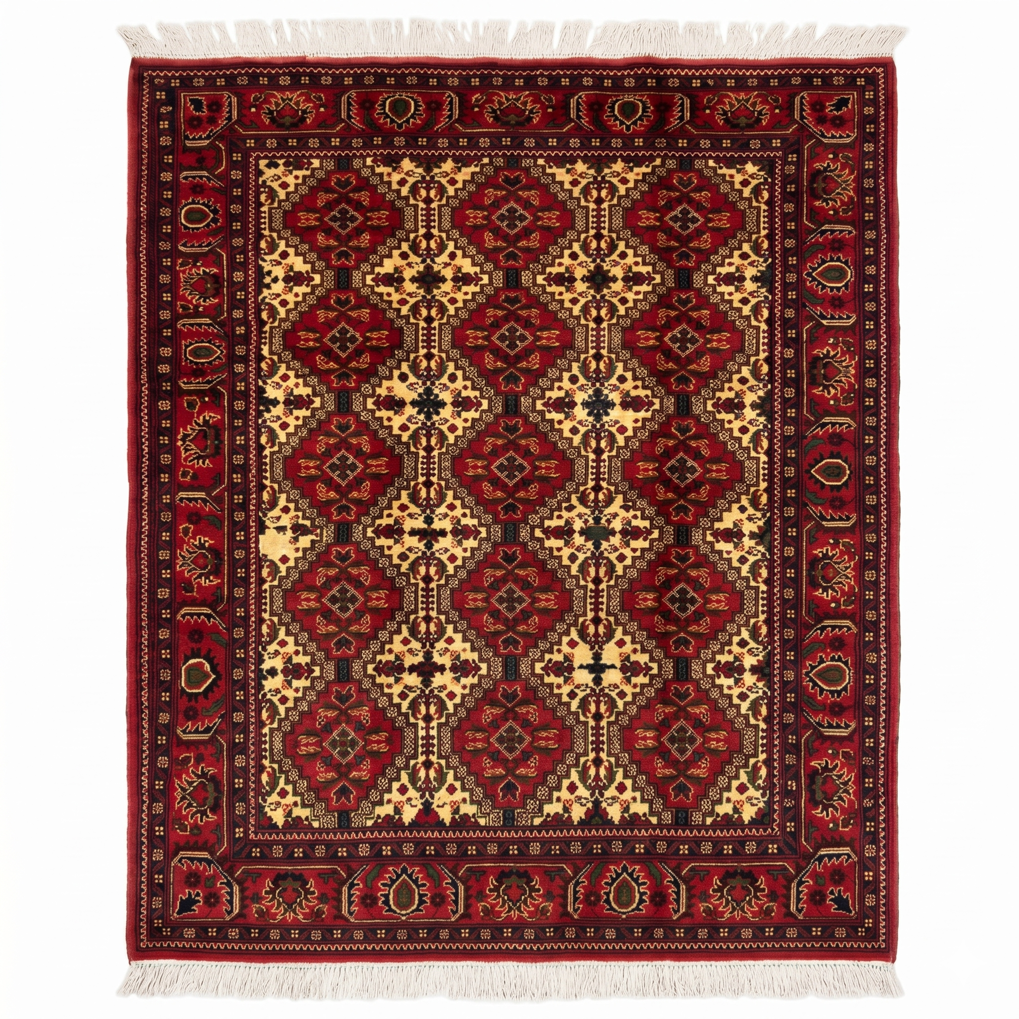 Hand Woven Traditional  Rug 196 CM x 149 CM KSM # 301