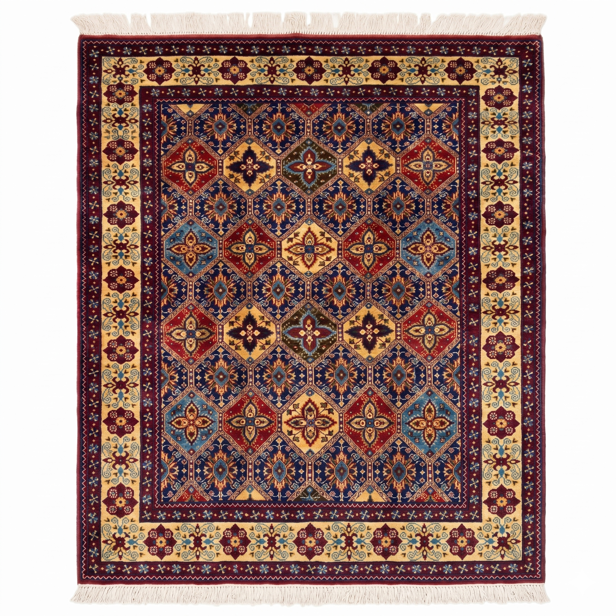 Hand Woven Traditional  Rug 204 CM x 151 CM KSM # 3127