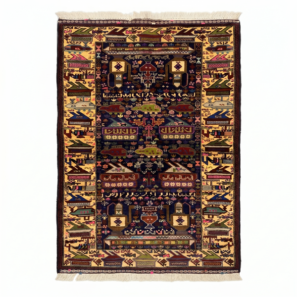 Hand Woven Traditional Rug  230 CM x 120 CM KS # 11