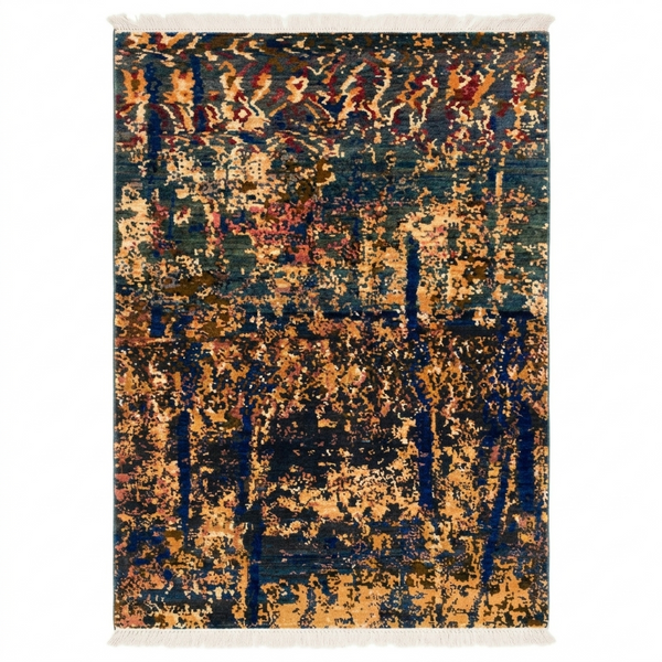 Hand Knotted Modern Wool Rug  188 CM x 129 CM KS#498