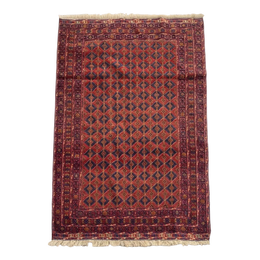 Handmade Afghan Tribal Meshwani Rug 190x148 cm KAS#771