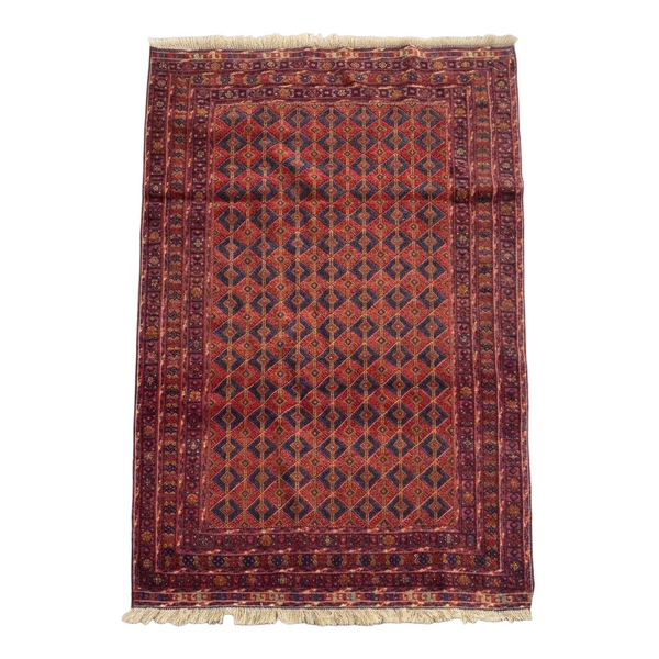 Handmade Afghan Tribal Meshwani Rug 190x148 cm KAS#771