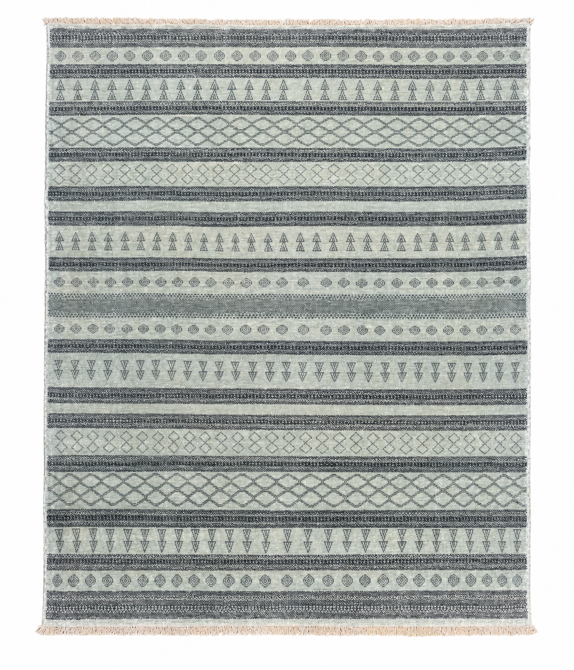 Handmade Afghan Tribal Modern Rug, 215 x 173 CM