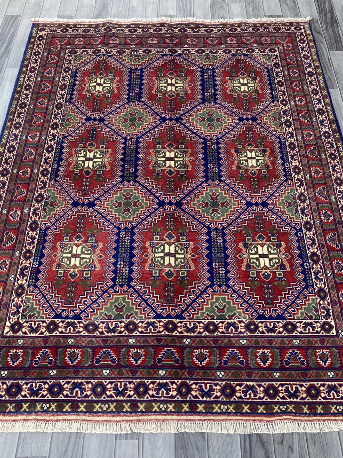 Handmade Traditional Wool Rug 205 cm x 153 cm   SK#1119