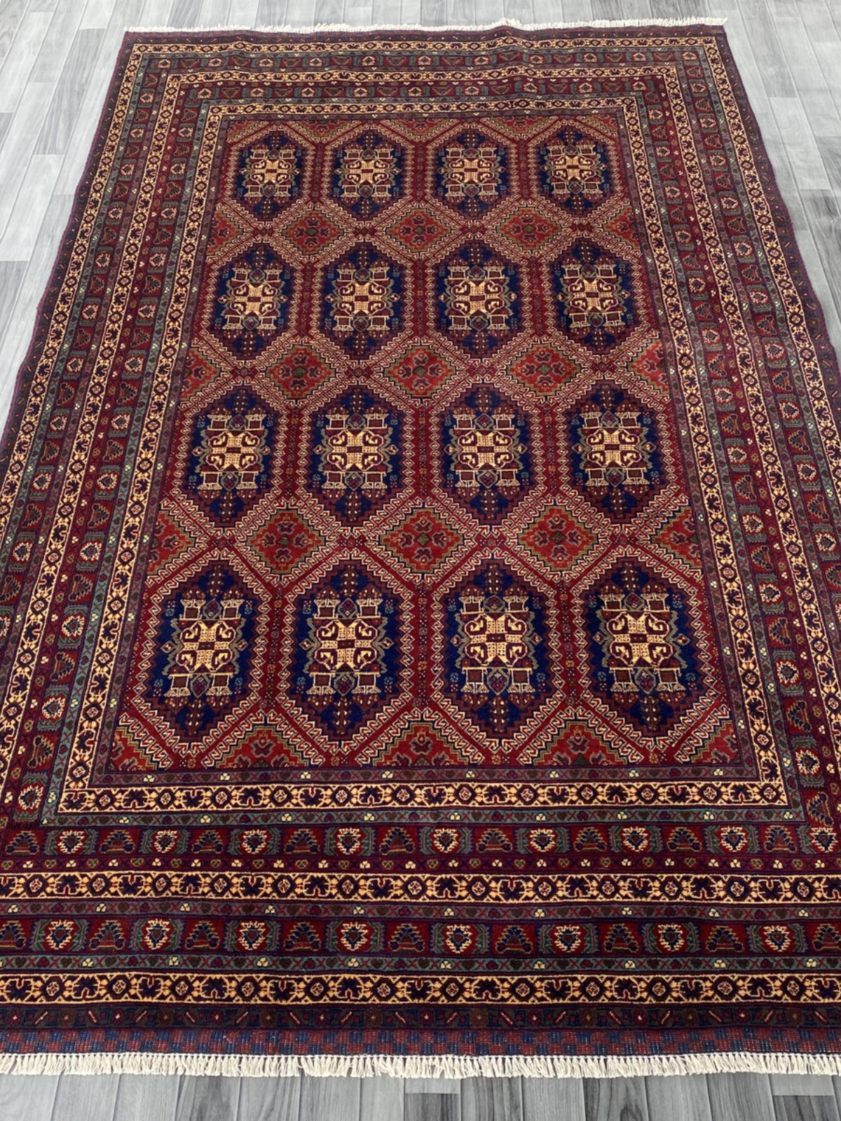Handmade Afghan Traditional Wool Rug  313 cm x 202 cm   SK#1137