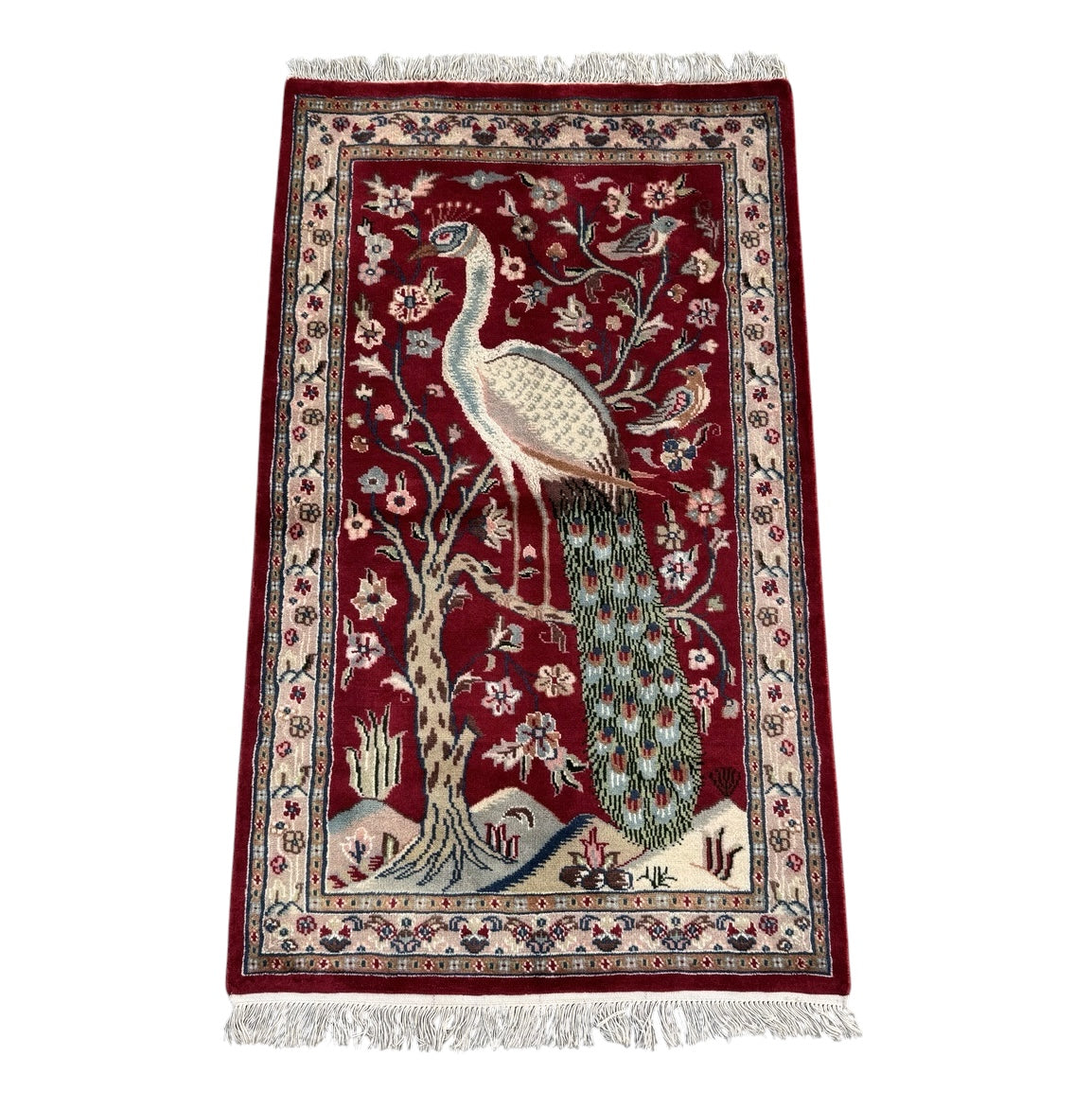 Handmade Traditional Afghan Pictorial  Rug  153 CM x 92 CM SK#1401