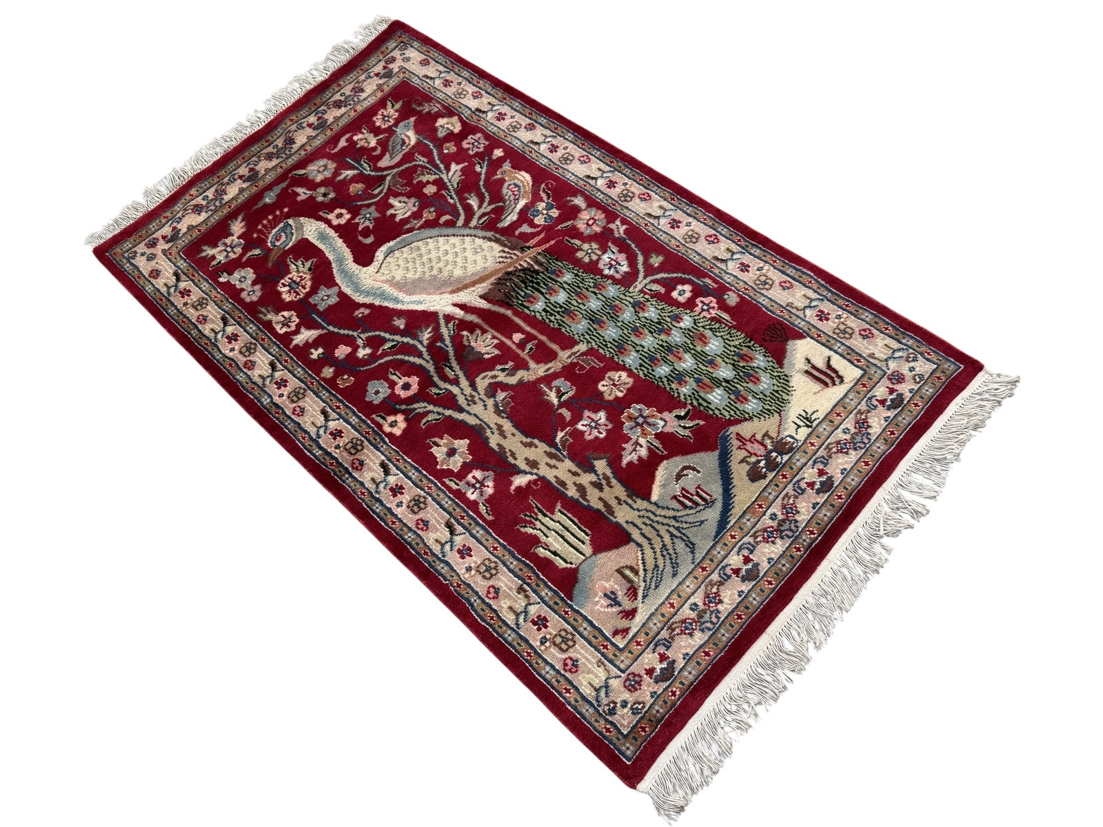 Handmade Traditional Afghan Pictorial  Rug  153 CM x 92 CM SK#1401