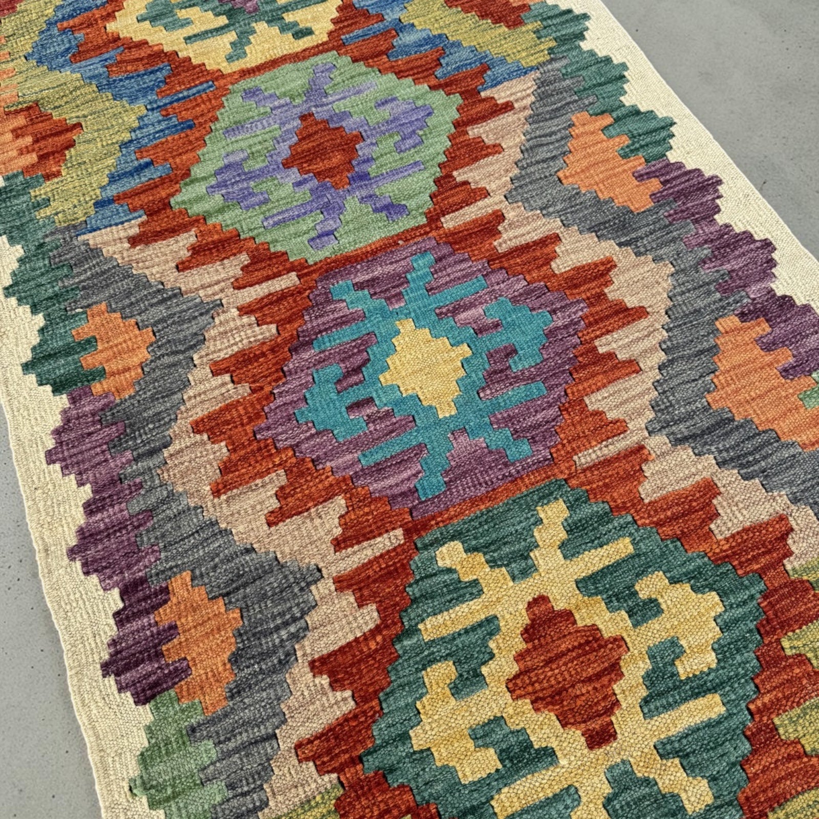 Handmade Kilim Long Hallway Rug 288 cm x 84 cm Sk#SK#1409