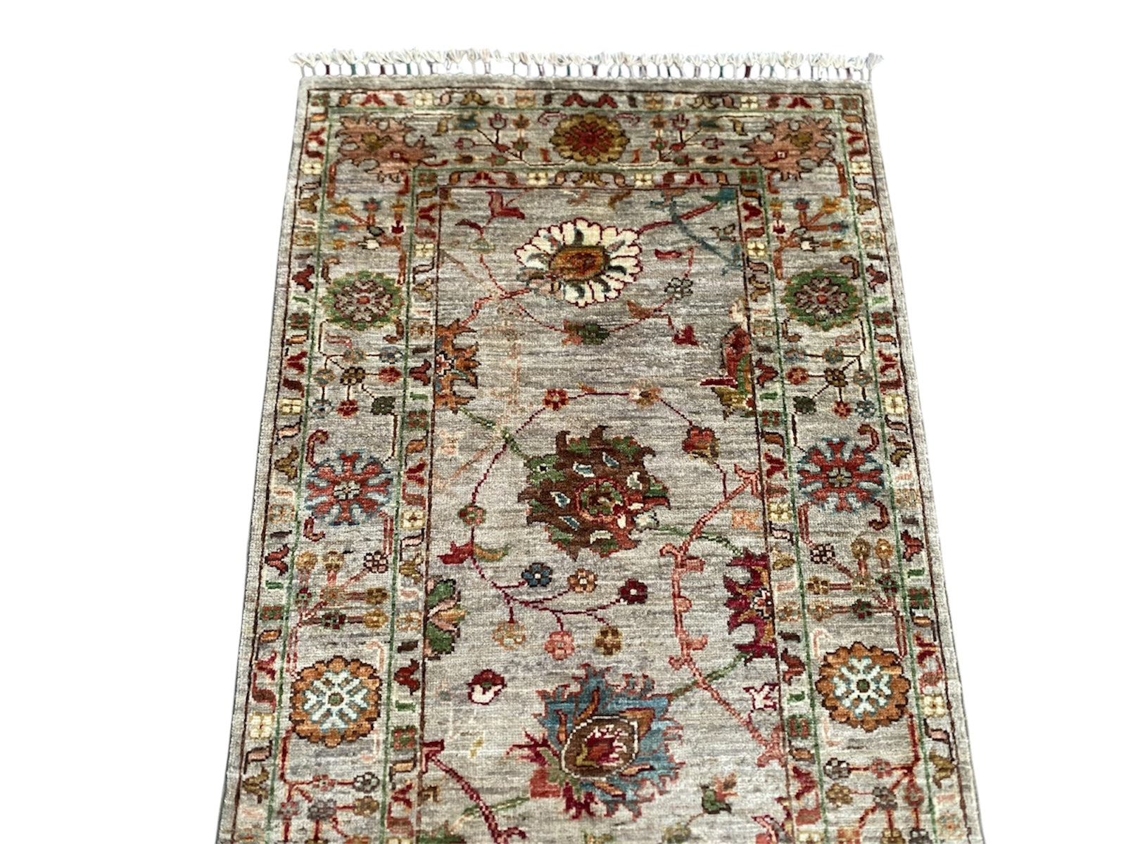 Hand Knotted  Chobi Hallway Runner Rug | 257 CM x 79 CM SK#1369