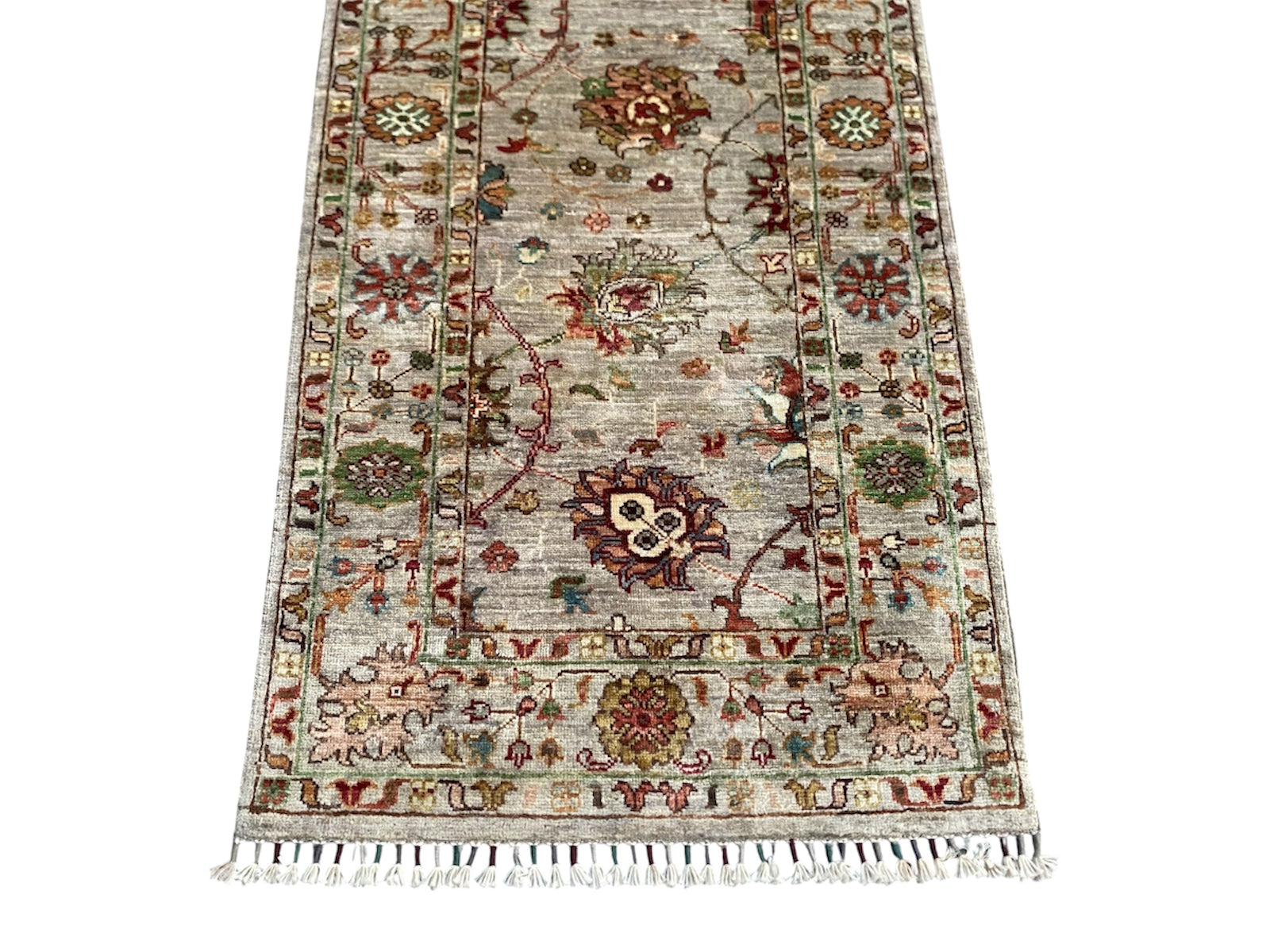 Hand Knotted  Chobi Hallway Runner Rug | 257 CM x 79 CM SK#1369
