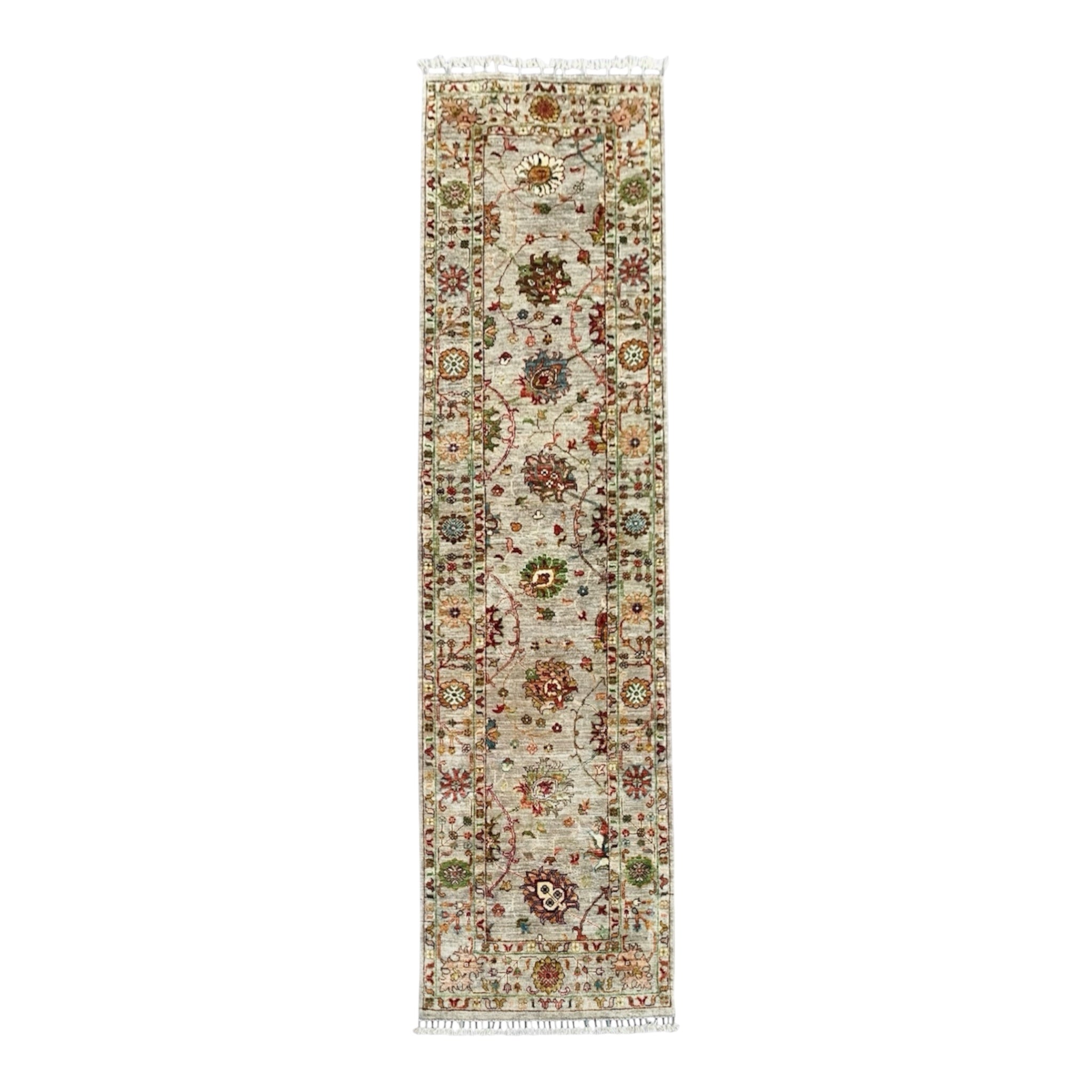 Hand Knotted  Chobi Hallway Runner Rug | 257 CM x 79 CM SK#1369