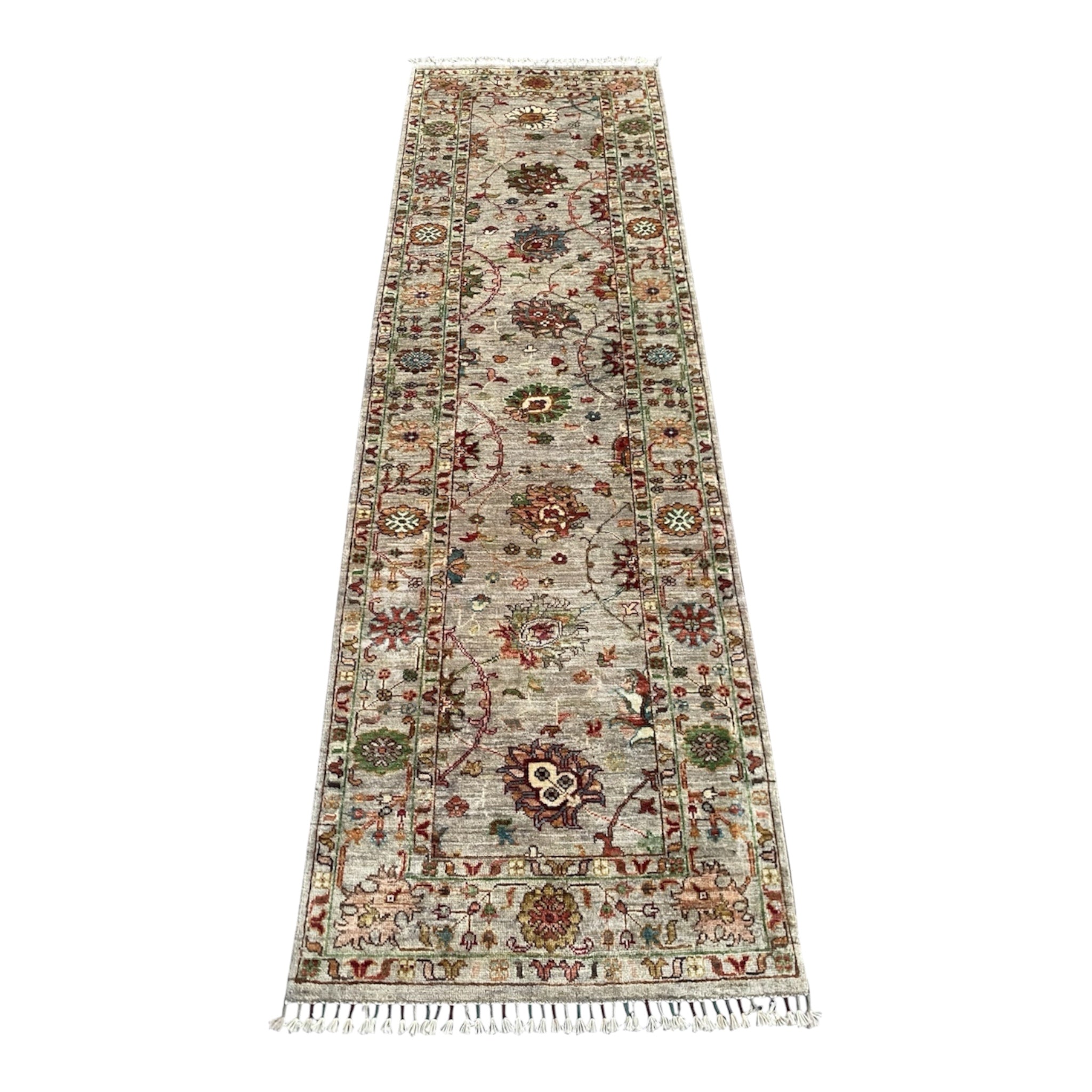 Hand Knotted  Chobi Hallway Runner Rug | 257 CM x 79 CM SK#1369