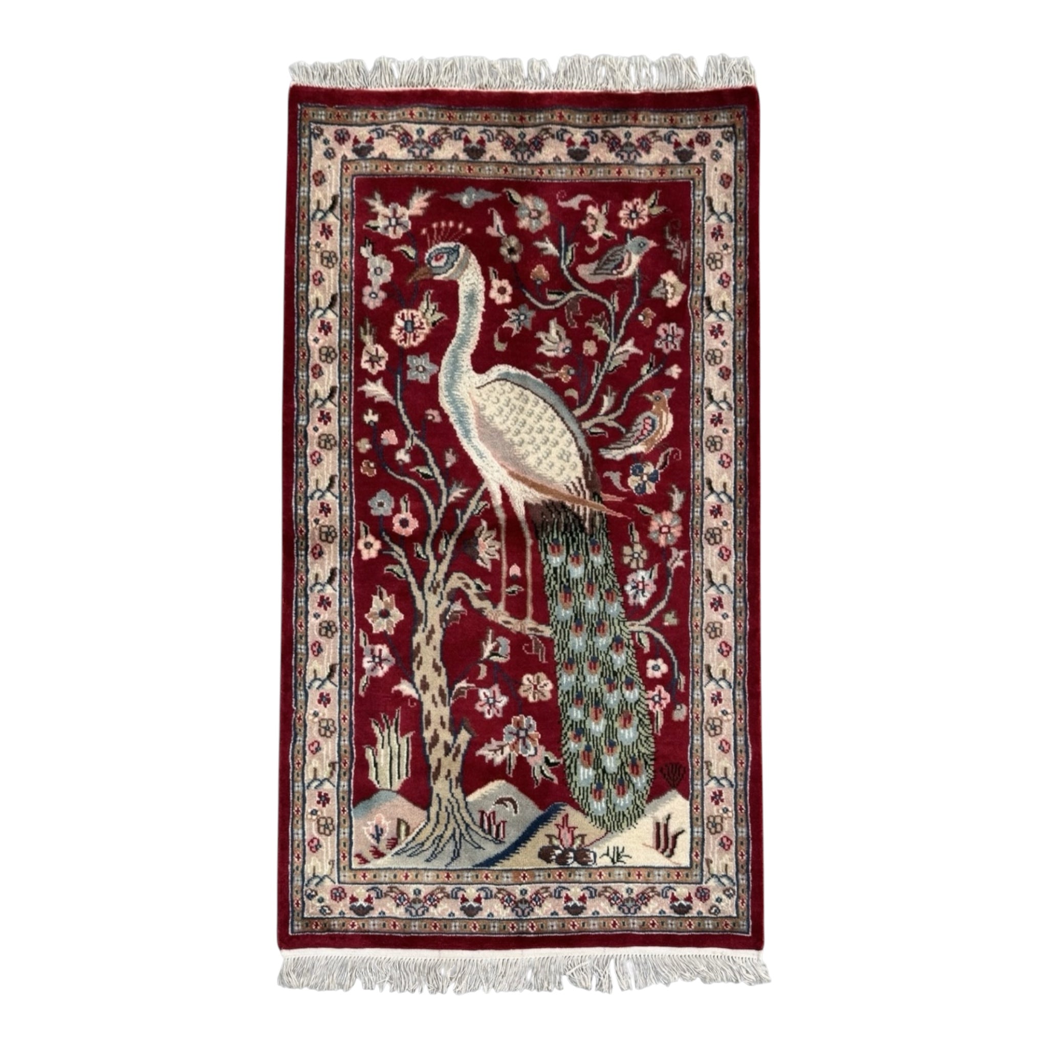 Handmade Traditional Afghan Pictorial  Rug  153 CM x 92 CM SK#1401