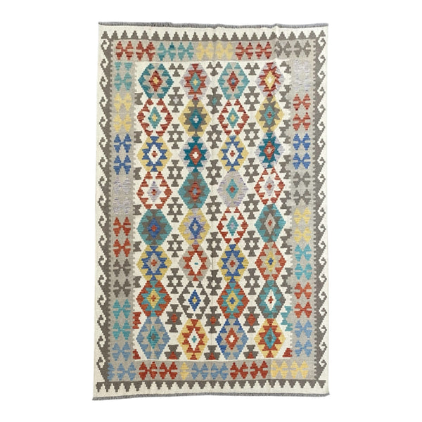 Handmade Afghan  Kilim Rug  285 CM x 204 CM  SK #1278