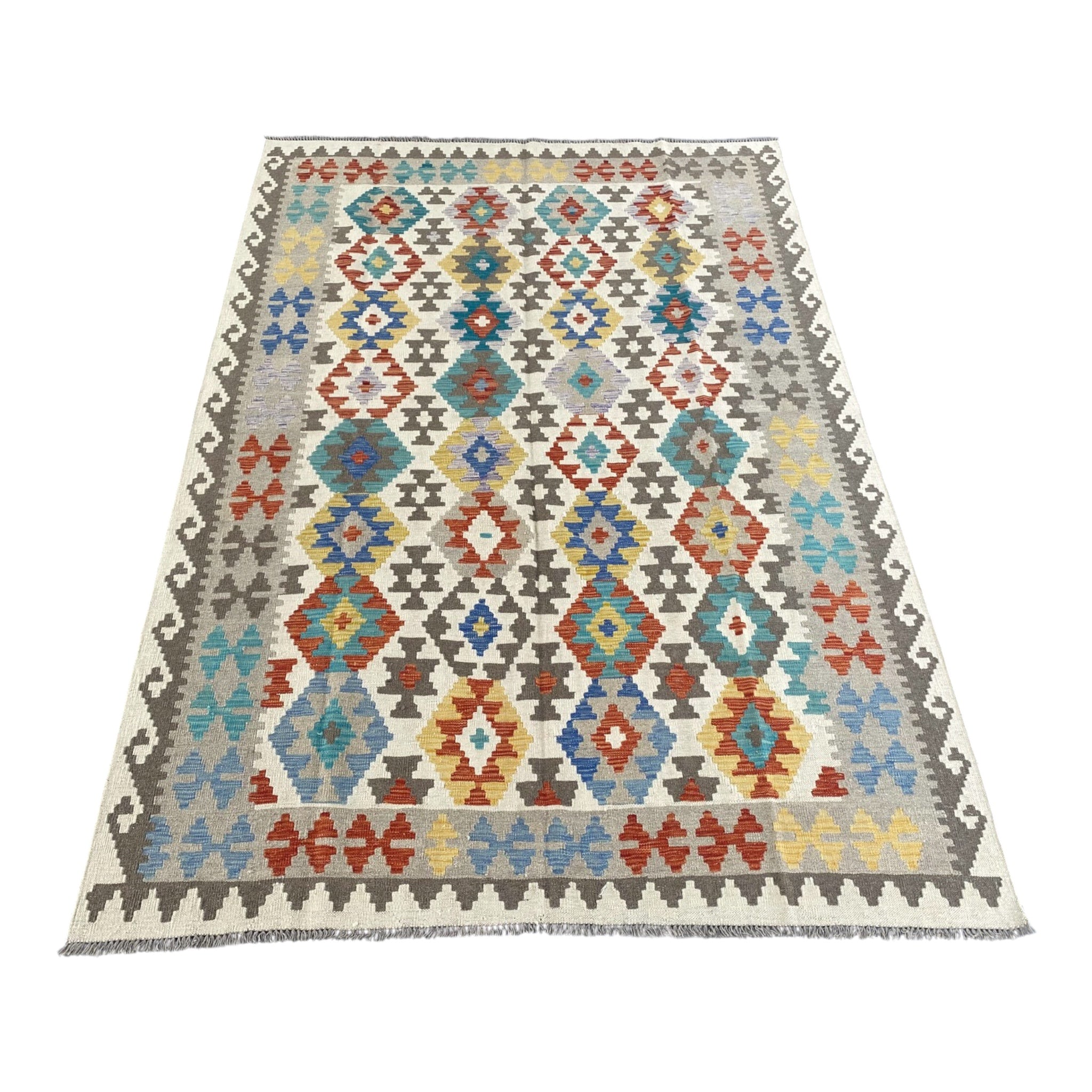 Handmade Afghan  Kilim Rug  285 CM x 204 CM  SK #1278