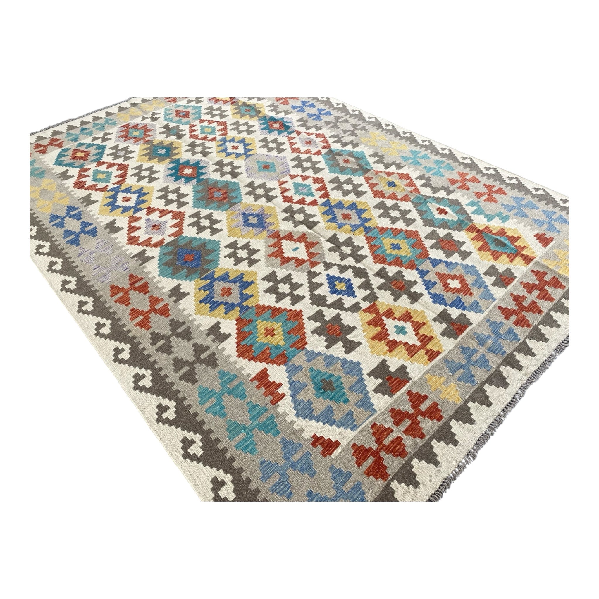 Handmade Afghan  Kilim Rug  285 CM x 204 CM  SK #1278