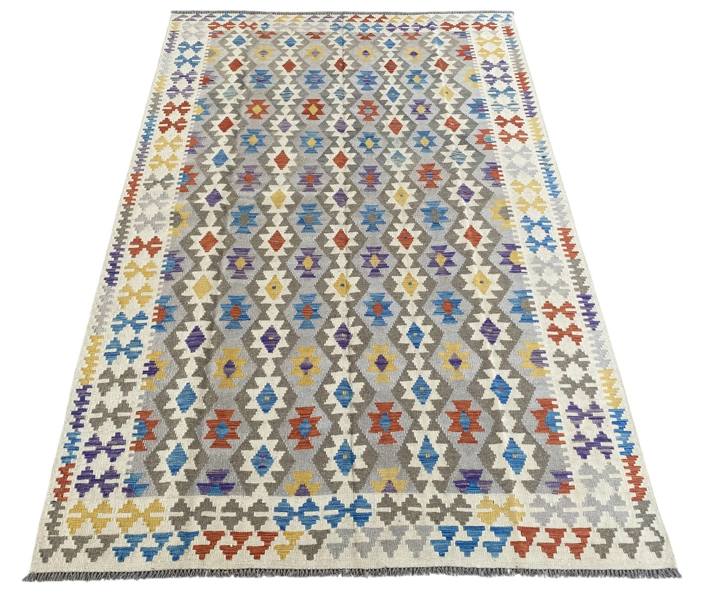 Handmade Afghan  Kilim Rug  295 CM x 200 CM  SK #1281